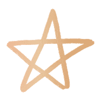 Star Gold Sticker by HELPNOFEED