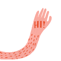 Food Hello Sticker
