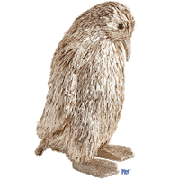 pier1 christmas penguin gold decor Sticker