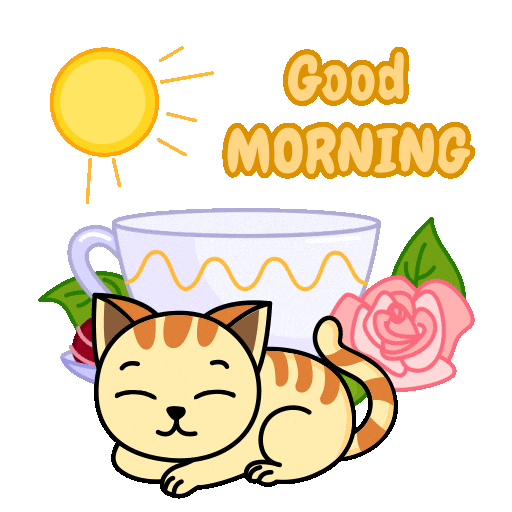 Good Morning Coffee Sticker by JPedicini