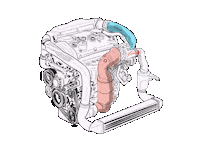 Mini Cooper Motor Sticker