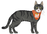 Adopt Me Tabby Cat Sticker by Merrick Pet Care