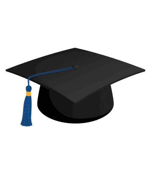 CatawbaCollege giphyupload grad cap graduation cap tassle Sticker