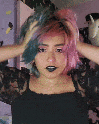 Magical Girl Hair GIF
