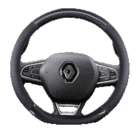 Driver Steering Wheel Sticker by diazrenault