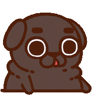 Tired Do Nothing Sticker by Puglie Pug