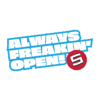 Always Open Sticker by Sheetz