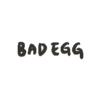 Bad Guy 手寫字 Sticker