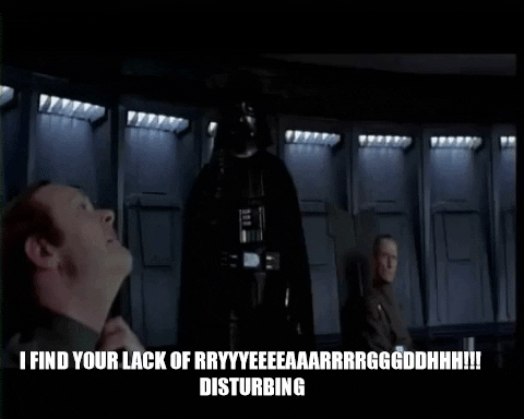 LaterHolmes giphygifmaker star wars darth vader the force GIF