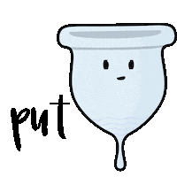Menstruation Periods Sticker by Put A Cup In It
