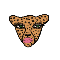 Eyes Cheetah Sticker by Function of Beauty