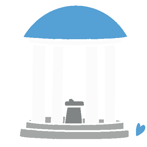 unccampusrec giphyupload unc goheels carolina Sticker