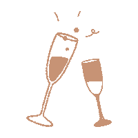 Ano Nuevo Cheers Sticker