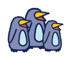 Penguin Sticker by teamrar