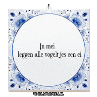 Mei Wijsheid Sticker by Tegelspreuken.nl
