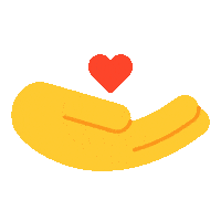 Maozinha Emoji Apaixonado Sticker by Bel Diniz