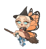 Skate Witch Sticker