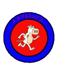 Cow Love Sticker by mrsrevolutionbbq