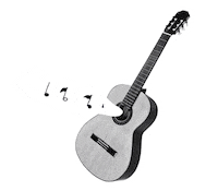 tenimentileone illustration wine guitar italy Sticker