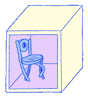 Chair Dancing Sticker by panika.xyz