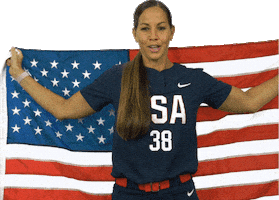Team Usa Sticker by USA Softball
