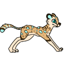 cheetah Sticker