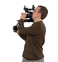 Camera Working Sticker by Clementine Productions