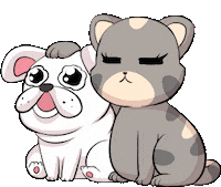 Sad Head Pat Sticker by Jin