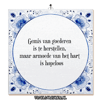 Hoop Hart Sticker by Tegelspreuken.nl