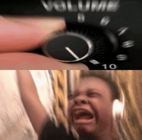 Screaming Volume Up GIF
