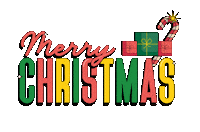 Happy Merry Christmas Sticker by Paula Baines