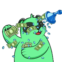 Get Money Sticker by SuperVerse