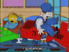 Screaming Season 10 GIF by The Simpsons