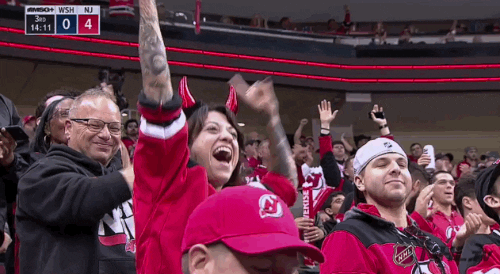 happy ice hockey GIF by NHL