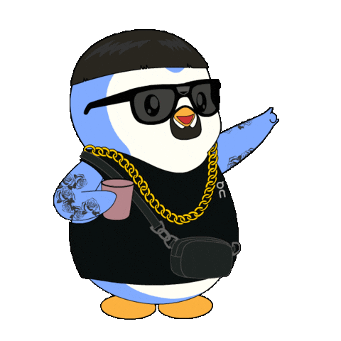 Party Dancing Sticker by Pudgy Penguins