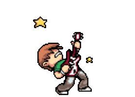 Rock Out Scott Pilgrim Sticker by Leroy Patterson