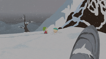eric cartman snow GIF by South Park 