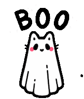 Cat Halloween Sticker by Common Goodies