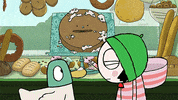 sarahandduck cake duck sarah sarah and duck GIF