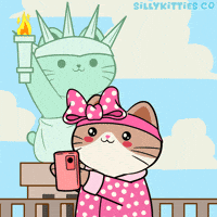 Happy New York GIF by Silly Kitties