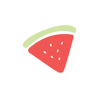 sashiseoul red fruit korean watermelon Sticker