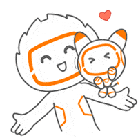 Happy Stay Close Sticker by Sungrow