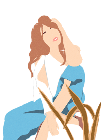 Art Woman Sticker
