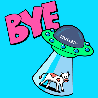 Good Bye Reaction GIF by Bitrix24