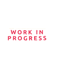 Work In Progress Sticker by Derwent