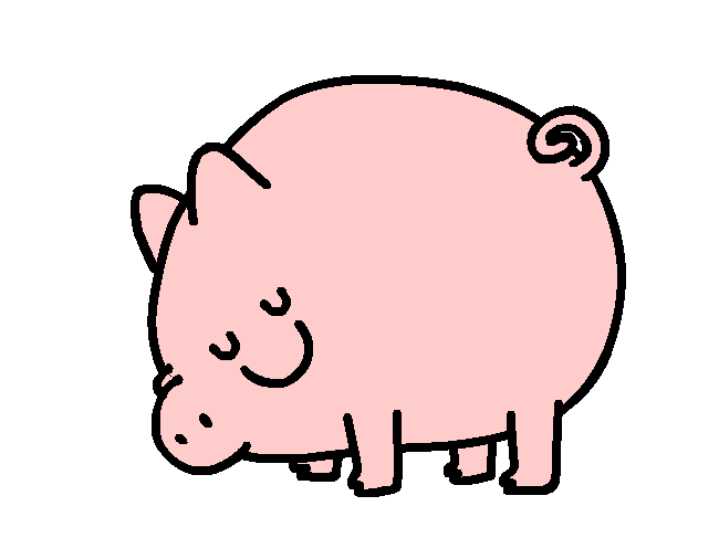 pig Sticker by CsaK