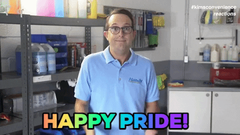 Loud And Proud Reaction GIF by Kim's Convenience