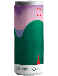 Rose Canned Wine Sticker by Nomadica