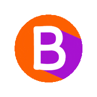 Orange Abc Sticker