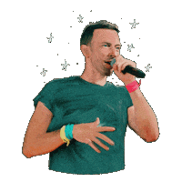 Stars Singing Sticker by Mirror